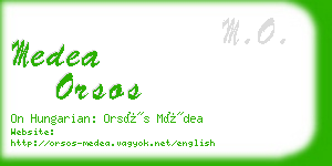 medea orsos business card